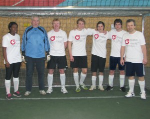 Die erste BVMW-Mannschaft beim B2Soccer-Turnier in München