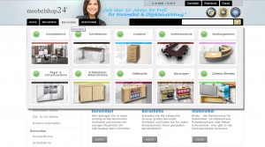 Moebelshop Screenshot Bueromoebel Kategorie