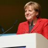 Bundeskanzlerin Angela Merkel bei ihrer Eröffnungsrede der Medientage (Bild: Medientage München)